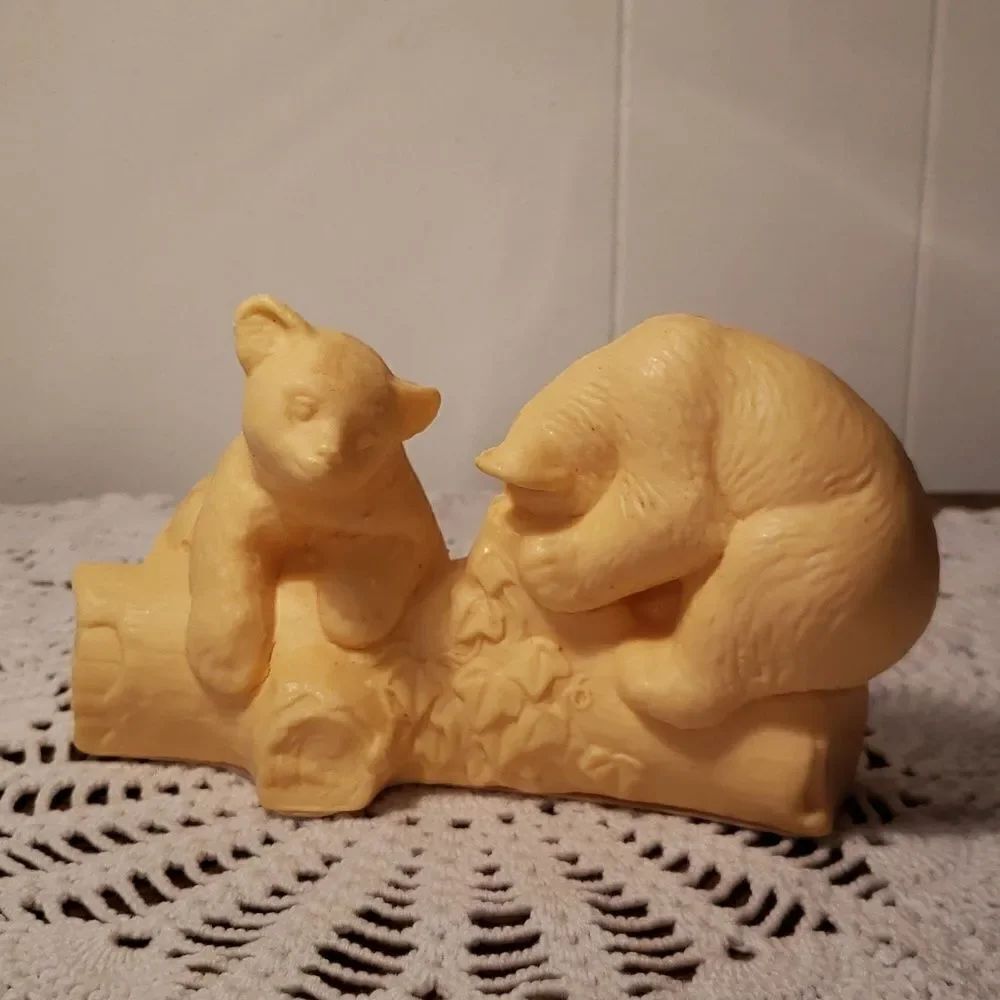 Vintage Avon Honey Bears Floral Medley Fragrance Decorative Pomander 1970s